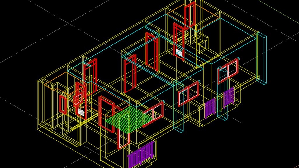 เขียนแบบวิศวกรรมและออกแบบโครงสร้าง - รับงานเขียนแบบ สถาปัตย์ โครงสร้าง 2D 3D Autocad Sketchup - 1