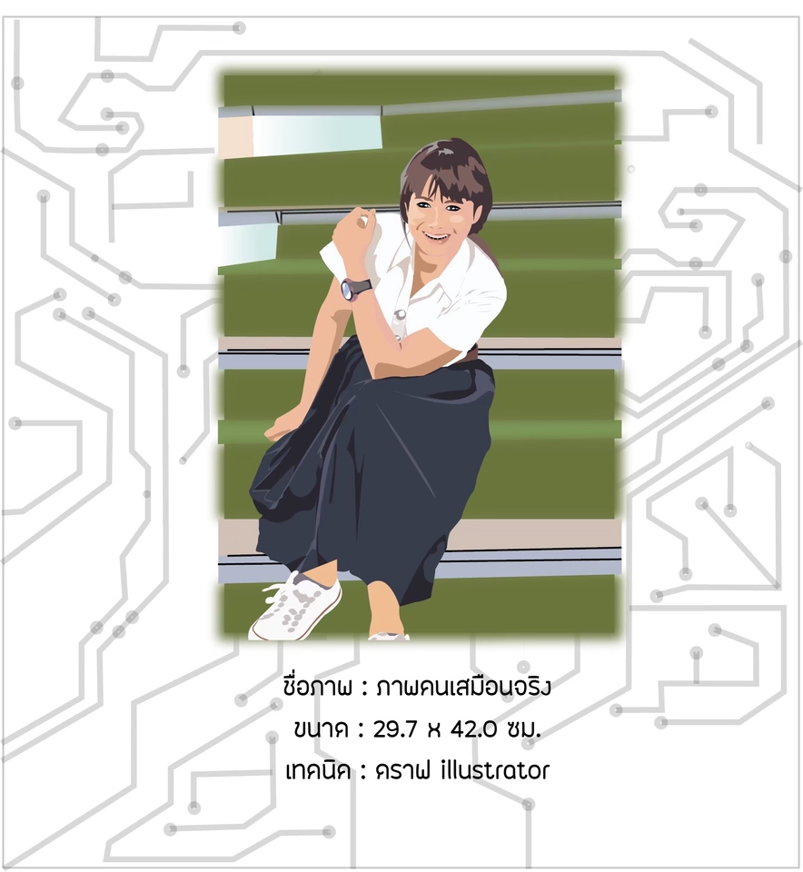 เปลี่ยนรูปเป็นเวกเตอร์ - ดราฟ/วาดภาพเวกเตอร์ (ai) คน สัตว์ สิ่งของ พื้นหลัง ภาพประกอบ โลโก้ - 12