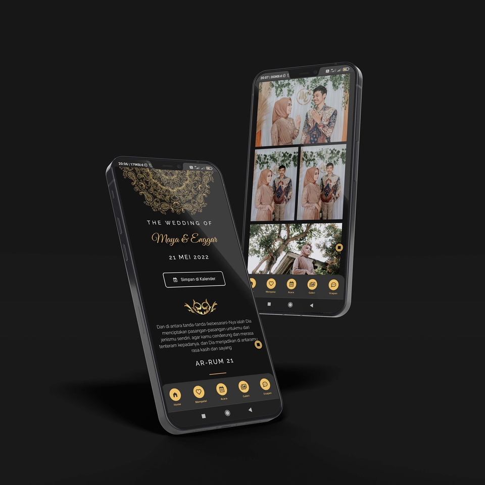 Kartu Ucapan & Video - Undangan Website Premium - 9