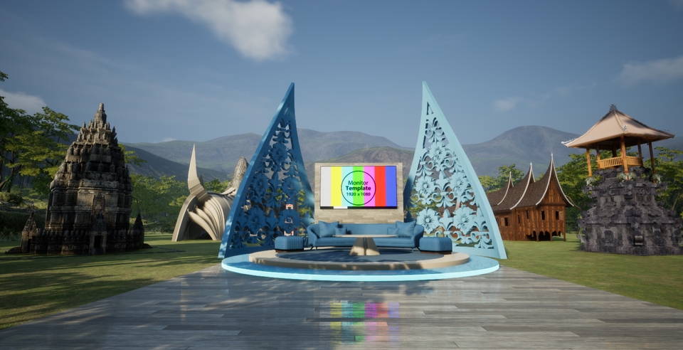 3D & Animasi - Membuat Video atau Gambar 3D Virtual Stage - 9