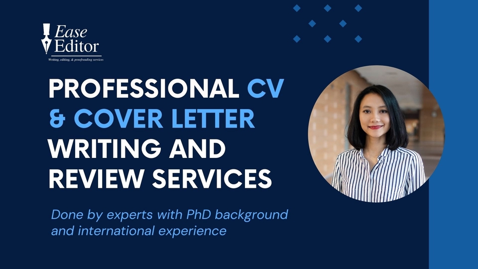 Jasa Pembuatan CV dan Surat Lamaran Profesional oleh Expert, dengan latar belakang PhD dan pengalaman internasional.
