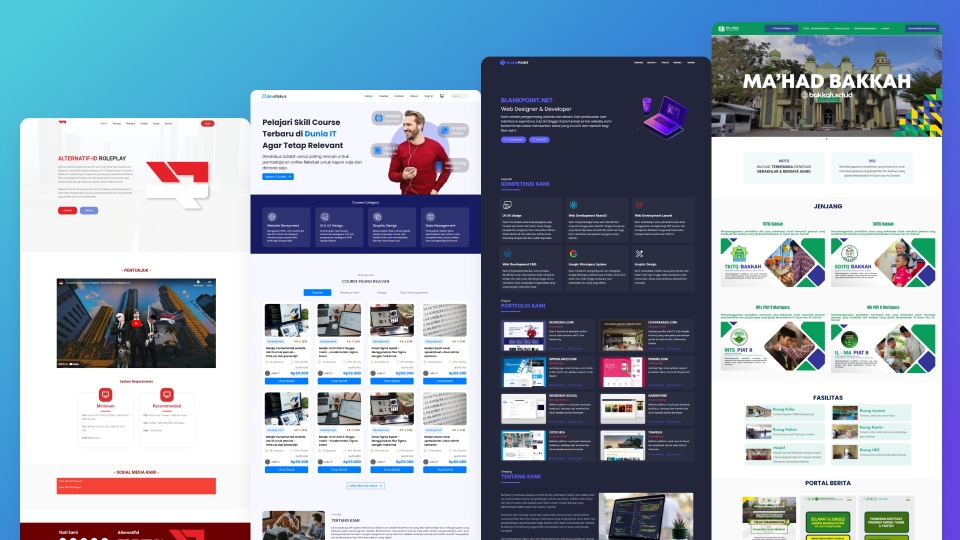 Jasa desain website profesional dan modern untuk bisnis Anda.