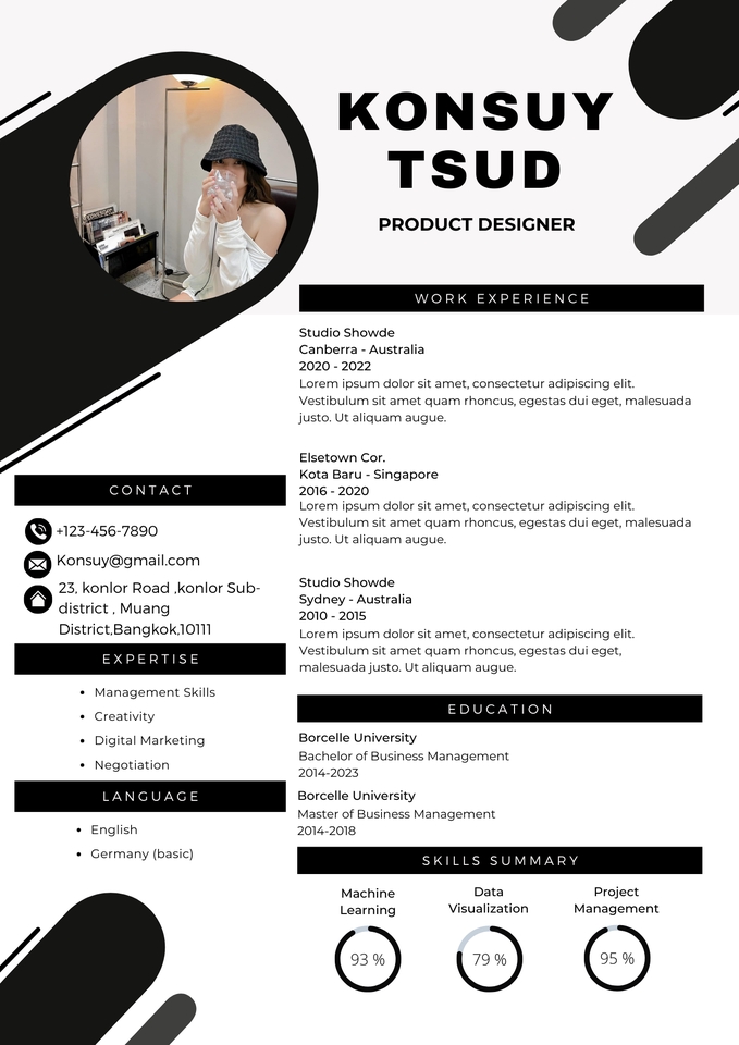 Portfolio & Resume - รับทำ Resume (เอาไปสมัครที่ไหนก็ได้งาน สาธูววว 🙏🏻 ) - 5