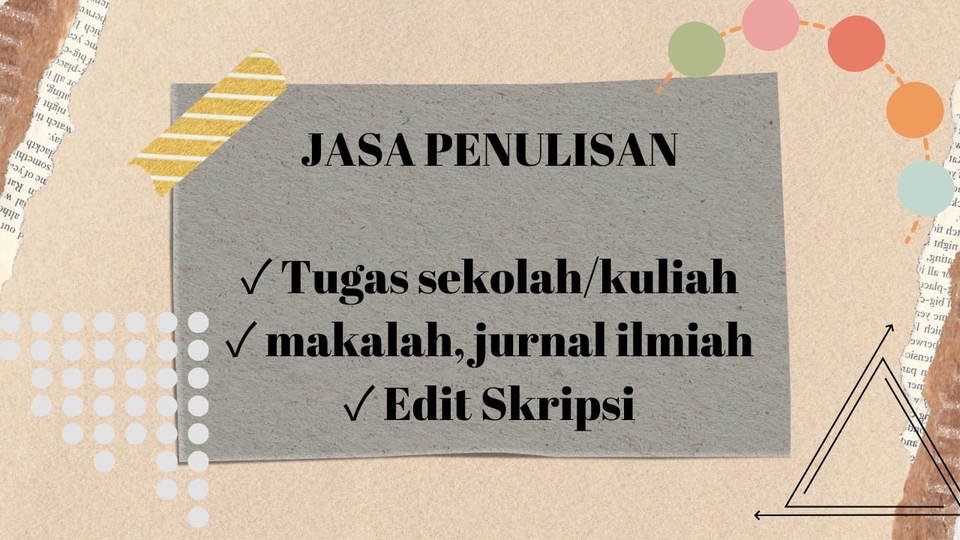 Pengetikan Umum - Jasa pengerjaan makalah dan jurnal ilmiah - 1