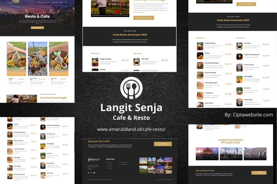 Jasa pembuatan website profesional dan modern untuk perusahaan Anda. Kami menyediakan jasa pembuatan website untuk berbagai keperluan bisnis, mulai dari company profile hingga toko online. Hubungi kami sekarang untuk mendapatkan penawaran terbaik!