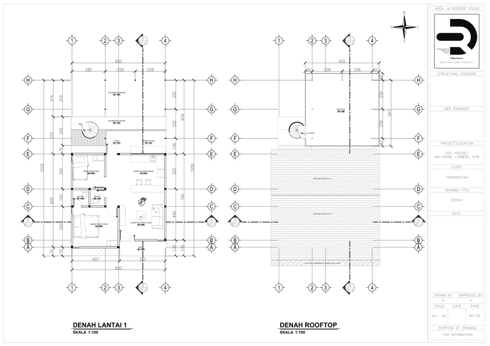 CAD Drawing - Jasa Gambar Kerja Bangunan + Revisi Sesuai Kesepakatan - 2