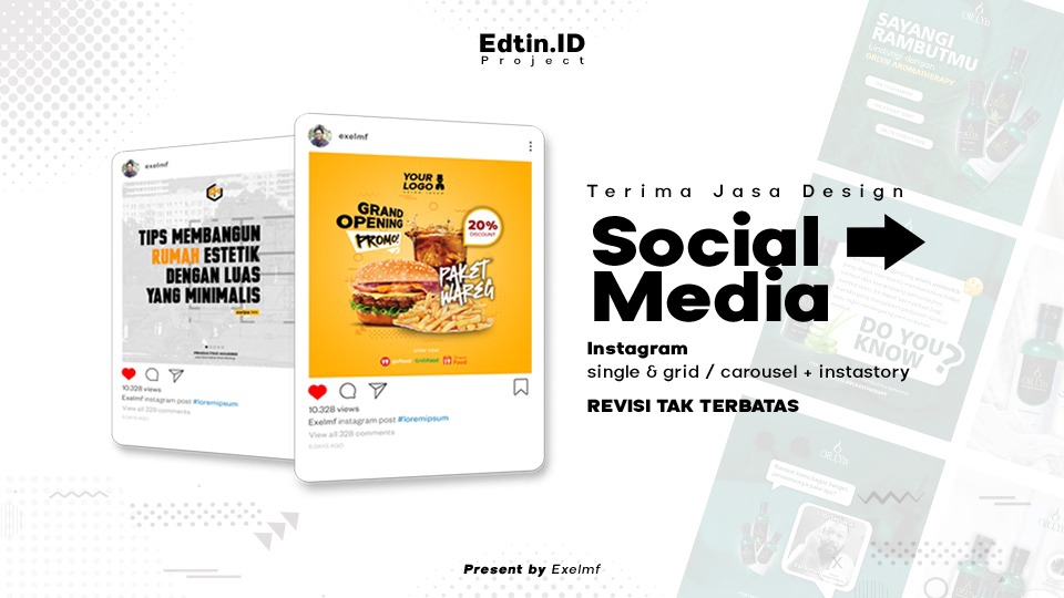 Banner Online - JASA DESIGN FEED + STORY INSTAGRAM MURAH / BANNER ONLINE / REVISI TAK TERBATAS - 1