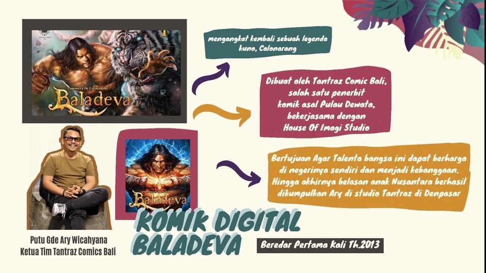 Jasa pembuatan presentasi powerpoint, desain slide presentasi, membuat presentasi dengan desain karakter komik, jasa desain presentasi.