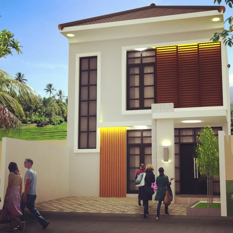 3D & Perspektif - DESAIN RUMAH AMANAH , CEPAT , DAN TERJANGKAU - 2