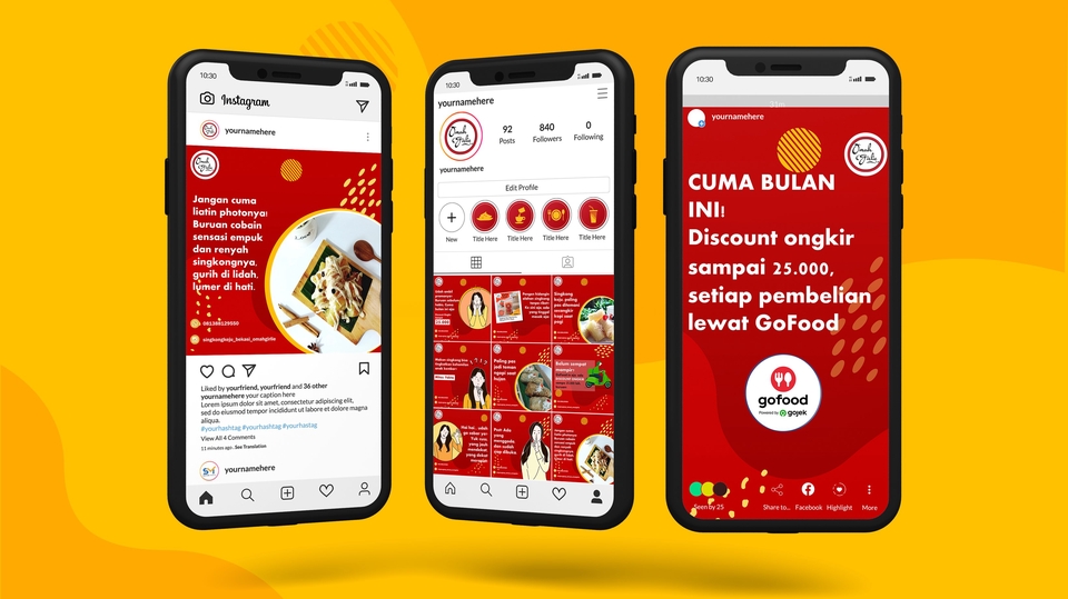 Banner Online - Desain Instagram Feeds & Story Untuk Berbagai Akun Instagram Bisnis - 4