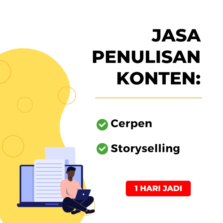 Penulisan Konten - CERPEN & STORYSELLING SATU HARI JADI - 2