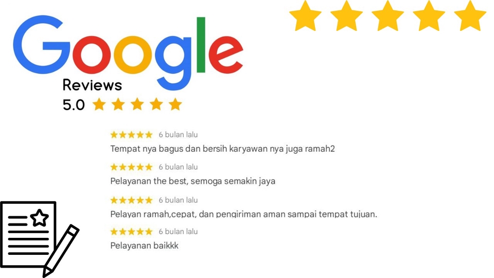 Memberi Review - Jasa Review Google Maps & Bisnis (AKUN REAL) - 1