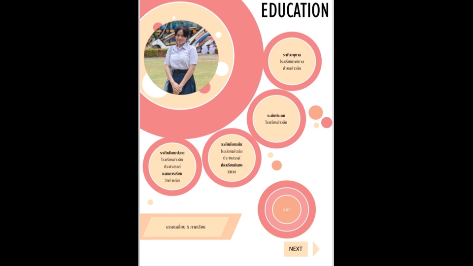 Portfolio & Resume - Portfolio/resume ยื่นสมัครเรียนต่อ/สมัครทำงาน - 15