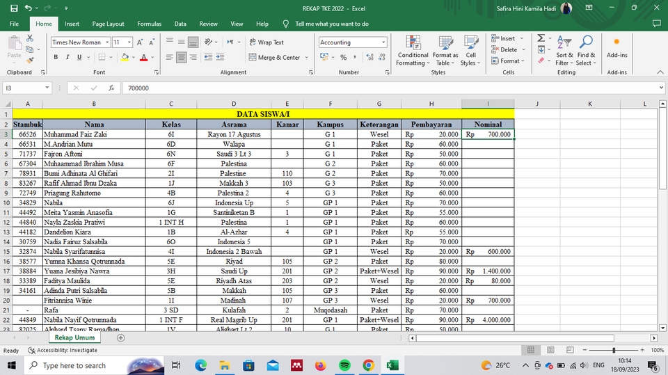 Entri Data - Rekapitulasi Data - 2