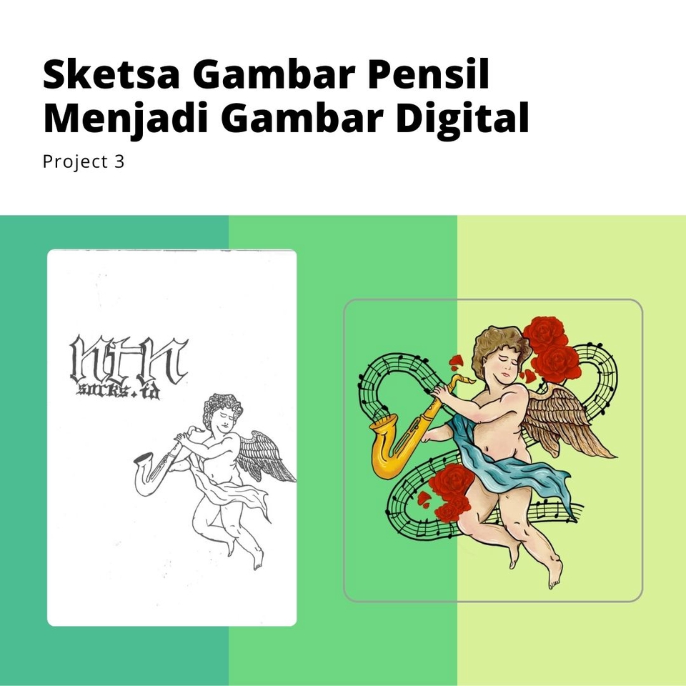 Gambar dan Ilustrasi - Ubah Sketsa Gambar Pensilmu Menjadi Gambar Digital - 4