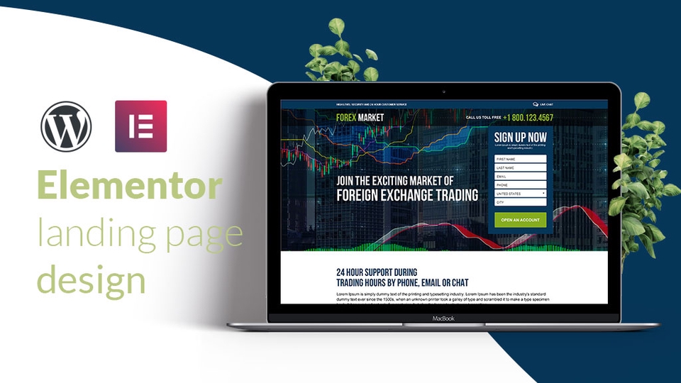 Web Development - Elementor Landing Page Design - 1