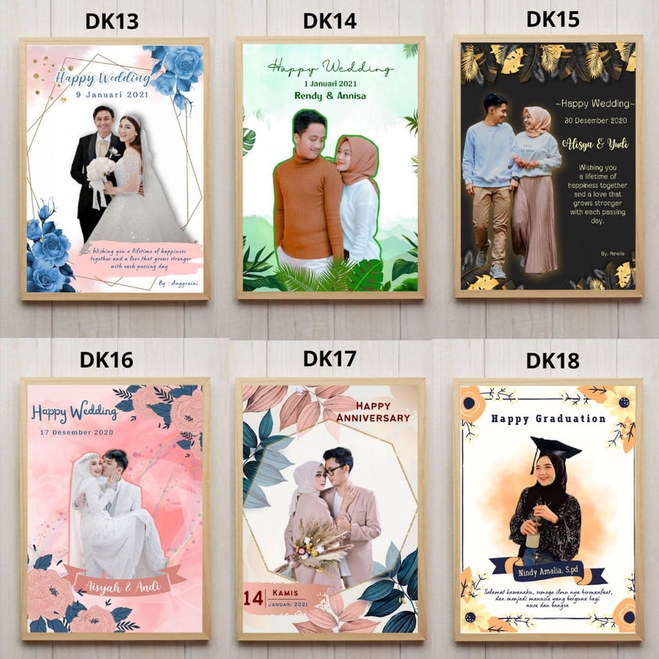 Gambar Potret - Design Foto Kado Unik Wisuda,Wedding, dan Lainnya - 7