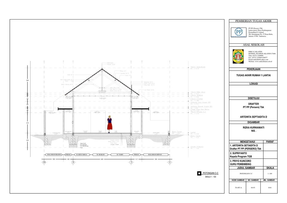 CAD Drawing - GAMBAR 2D DAN 3D SEMUA BANGUNAN - 11