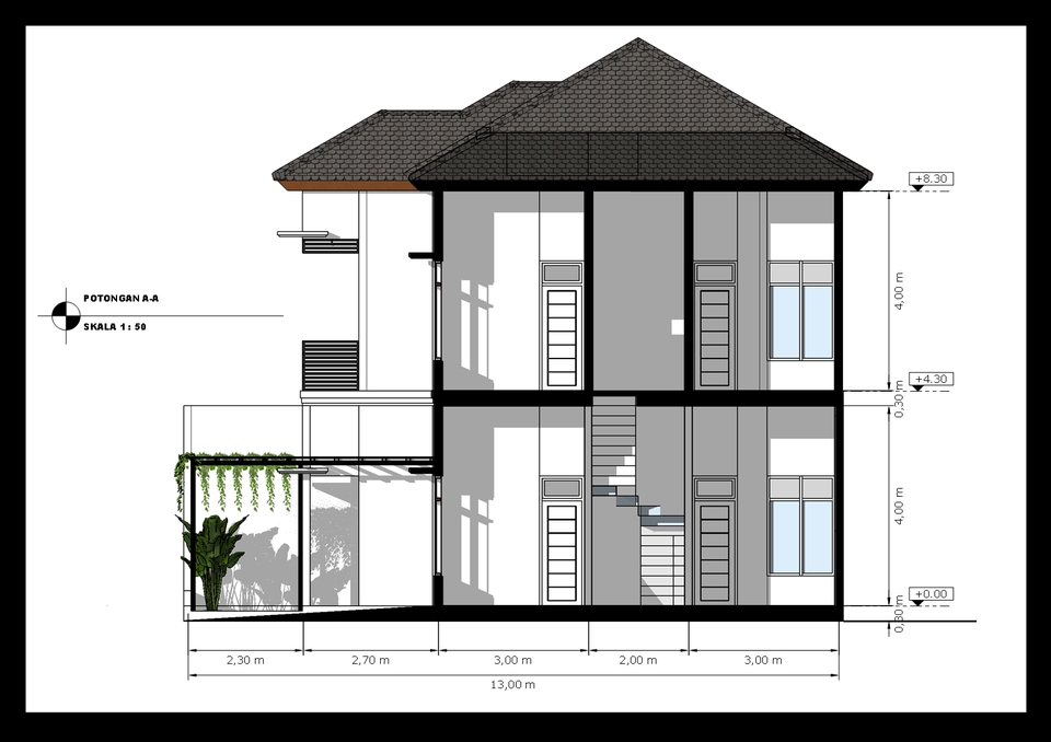 CAD Drawing - JASA GAMBAR KERJA 3D LAYOUT SKETCHUP - 2