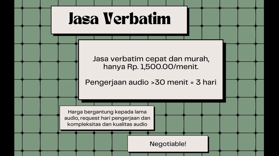 Jasa Verbatim