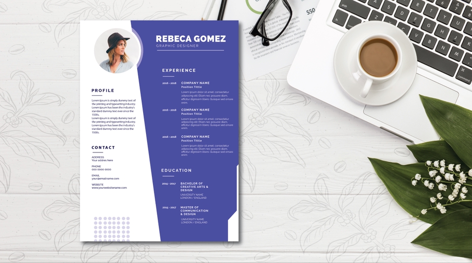 Portfolio & Resume - Design Curriculum Vitae 1 Hari Jadi Proses Cepat Bebas Revisi - 3