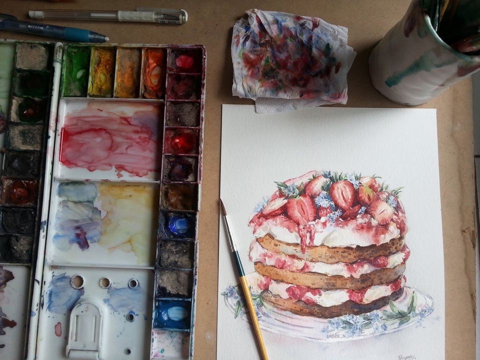 วาดภาพเหมือน Portrait - Portrait Watercolor : รับวาดภาพหลากหลาย เน้นคุณภาพ - 24