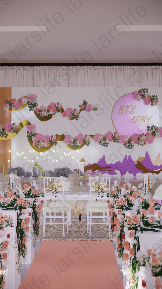 3D & Perspektif - 3D Wedding Decor | Dekorasi Pernikahan | Engagement | Birthday - 6