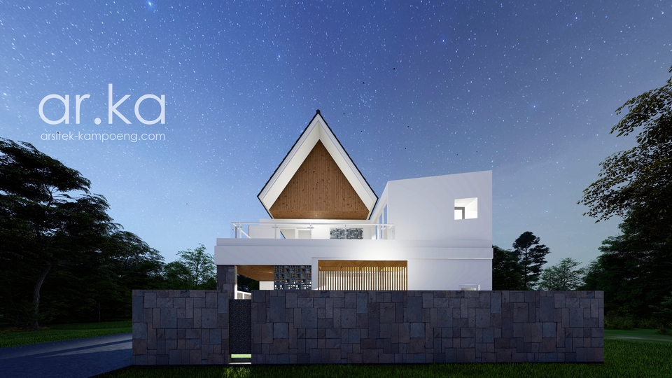 3D & Perspektif - Jasa arsitek & Desain Interior Bandung , Gambar Kerja, RAB (Desain Rumah, Cafe, Restoran, Toko, dll) - 11