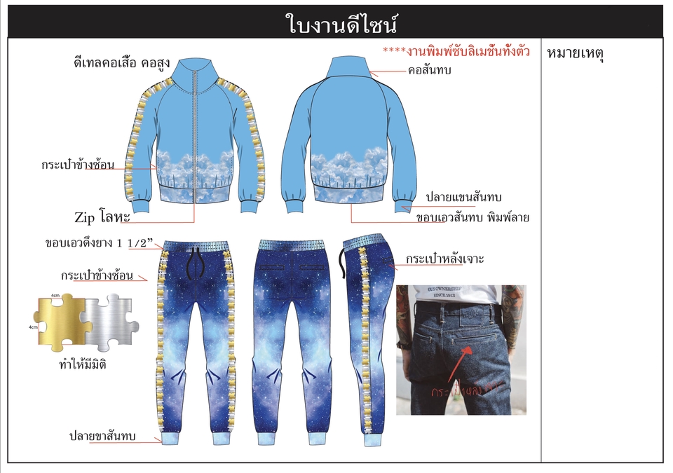 วาด/ออกแบบแพทเทิร์นเสื้อผ้า - รับออกแบบชุดสปอท ออกแบบชุดกีฬา ยูนิฟอร์ม ออกแบบลายผ้าบนชุดกีฬา  - 22