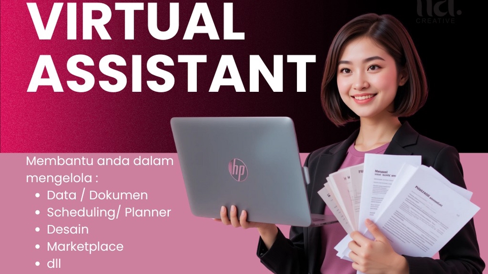 Virtual Assistant | Asistent Virtual membantu mengelola jadwal, data, konten, dan pekerjaan ringan