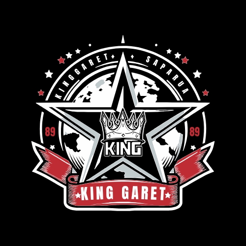 Logo desain keren King Garet, jasa desain logo online murah, desain logo perusahaan, buat logo online, bikin logo, membuat logo, logo website, desain logo olshop, desain logo cafe, desain logo restoran, logo esport.