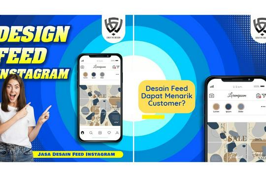 JASA DESAIN FEED INSTAGRAM KEREN DAN PROFESIONAL