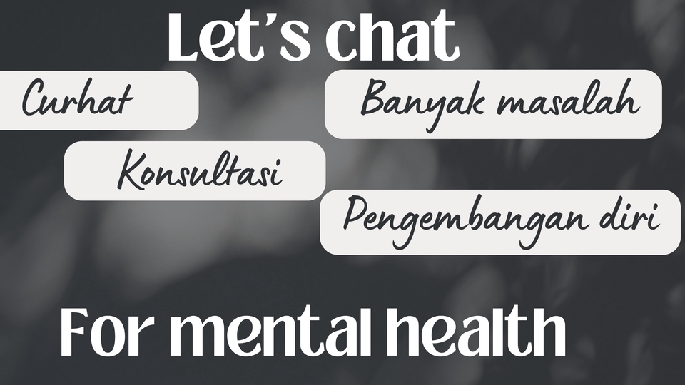 Jasa Konsultan Pengembangan Diri (Konsultasi Self Improvement) - Jasa curhat online, konseling, pengembangan diri ditangani perawat kesehatan jiwa profesional