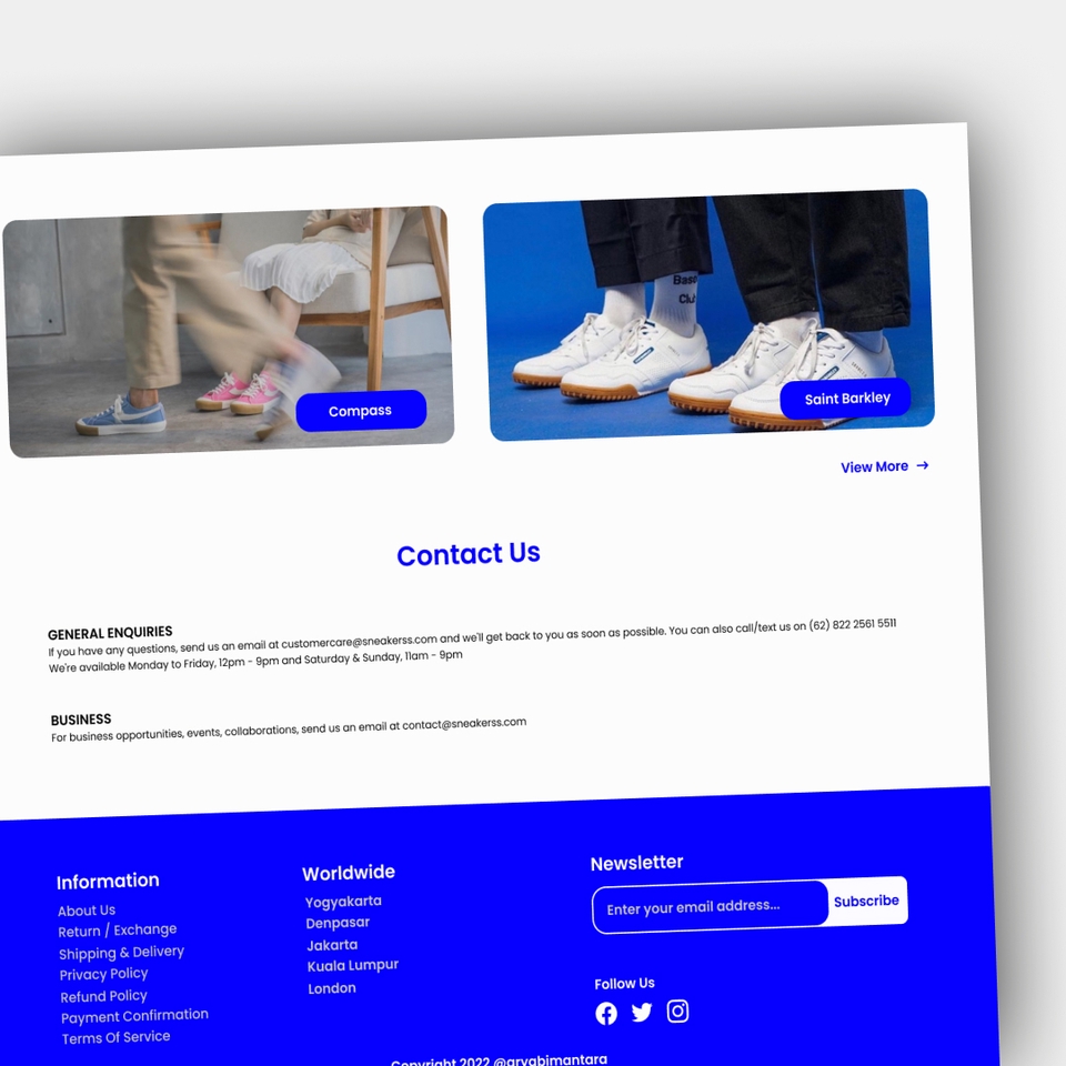 Jasa Modern UI/UX Design Professional Website