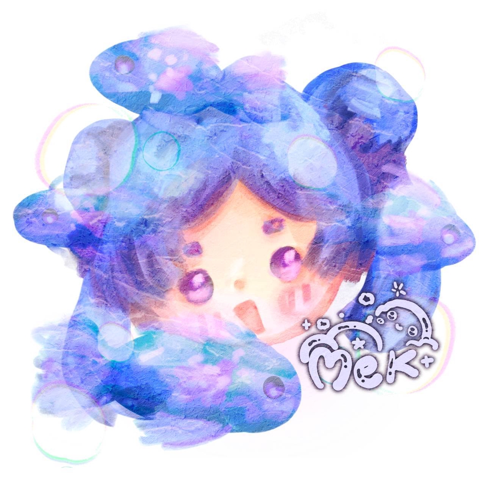 รับวาดรูปการ์ตูน สไตล์อนิเมะ น่ารัก 3d สีน้ำ