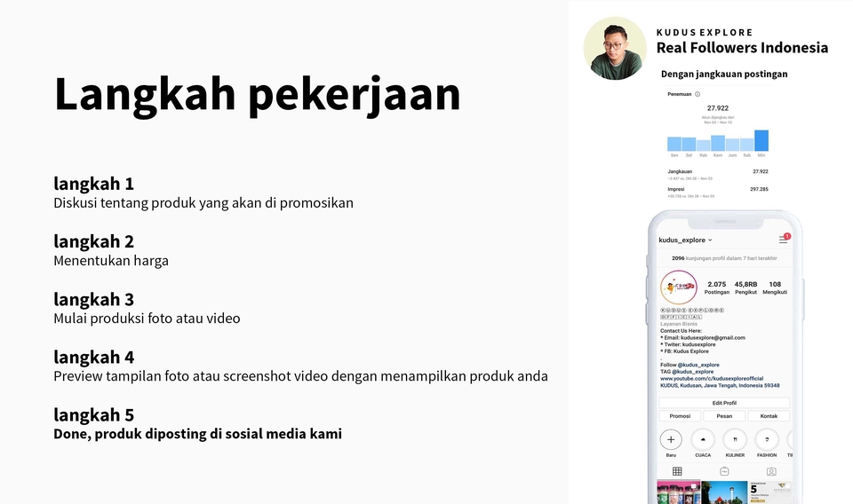 Selebgram/ Socmed - JASA PAID PROMOTE / IKLAN Di INSTAGRAM MURAH (REAL FOLLOWERS INDONESIA) - 3