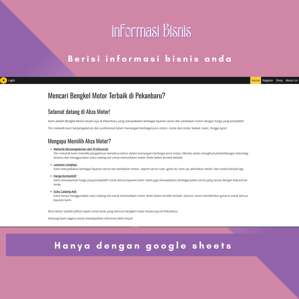 Web Development - Membuat Website yang Sederhana dan mudah digunakan - 6