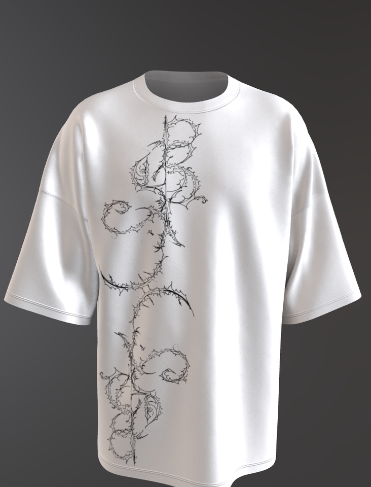 รับสกรีนเสื้อยืด สีขาว ลายต้นไม้ สกรีนเสื้อ รับสกรีนเสื้อผ้า