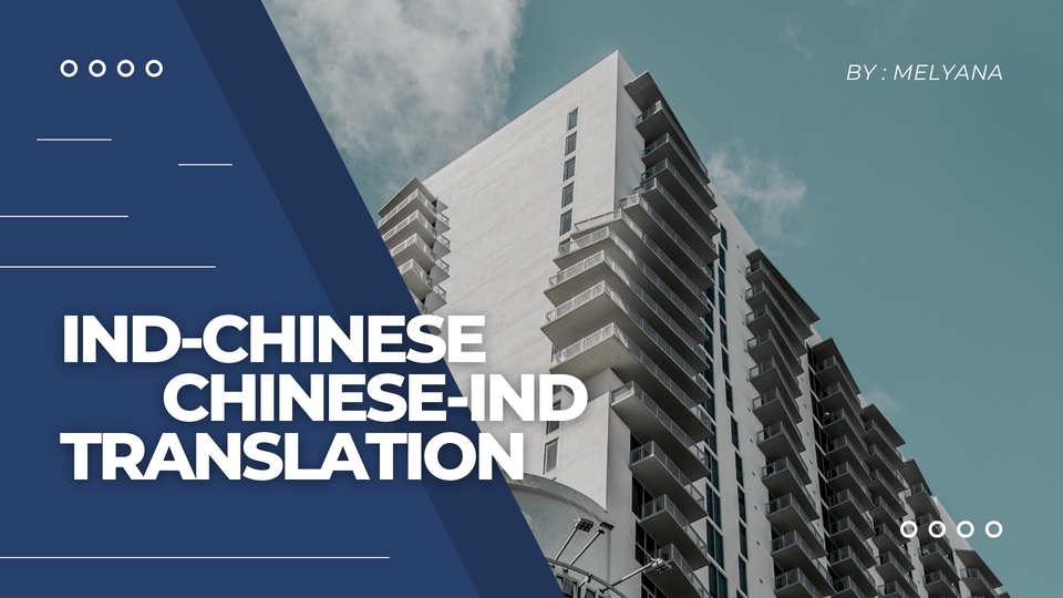 Penerjemahan - Translator Indonesian-Chinese / Chinese-Indonesian (Agreement etc) - 1