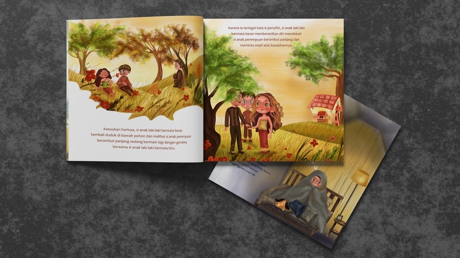 Gambar dan Ilustrasi - Desain Ilustrasi Buku Cerita Anak - 1