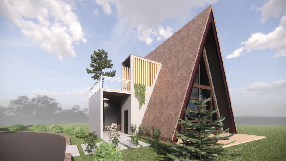 3D Modelling dan Render (Exterior dan Interior)