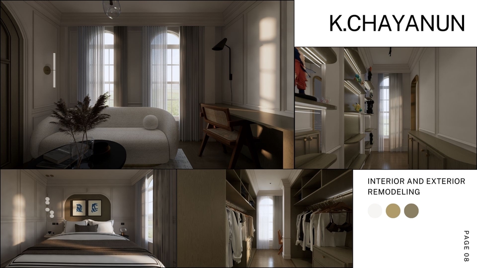 ออกแบบตกแต่งภายในและภายนอก - รับออกแบบ บ้าน ห้องคอนโด คาเฟ่ และอื่นๆ ตกแต่งภายในและภายนอก - 10