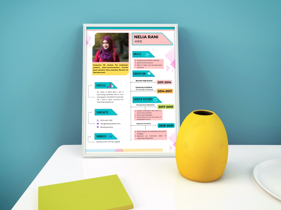 Portfolio & Resume - Desain CV & Resume | Bahasa Indonesia & Bahasa Inggris (24 jam jadi) - 4