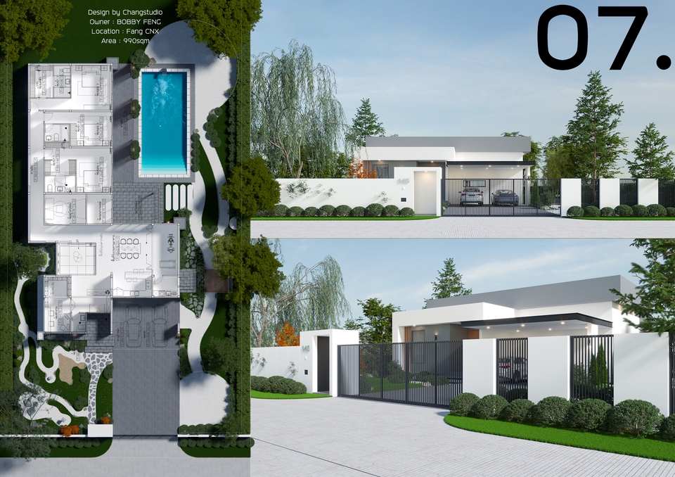 3D Perspective - 3D Perspective ,Landscape ,Exterior ,Interior / 3D Model  - 14