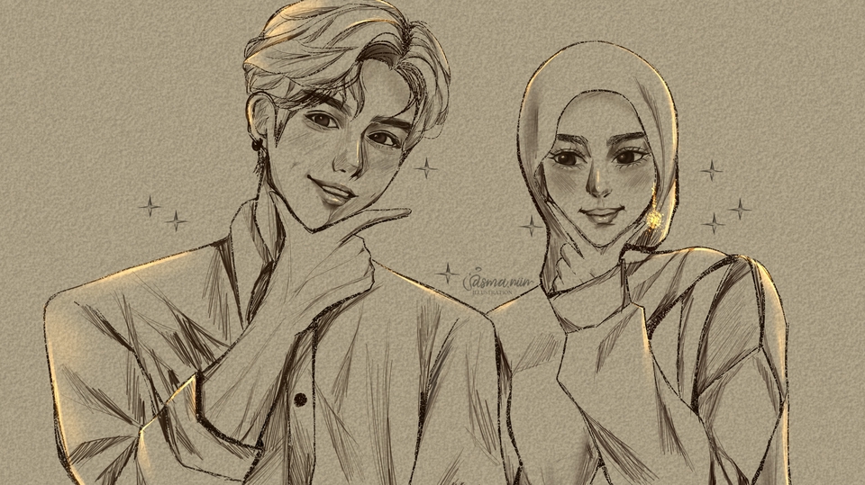 Gambar dan Ilustrasi - Sketsa Gambar - 1