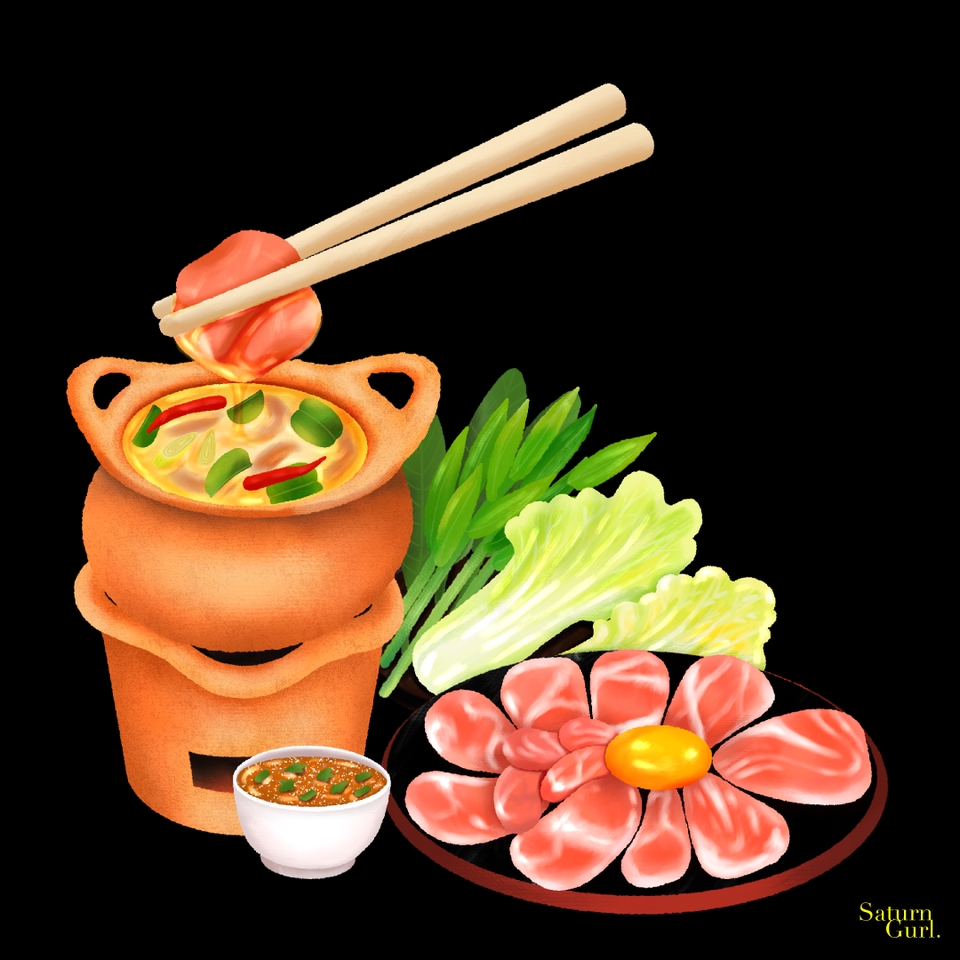 รับวาดภาพประกอบอาหารไทย วาดรูปอาหารไทย วาดภาพประกอบ วาดรูปสินค้า รับวาดภาพดิจิตอลเพ้นท์