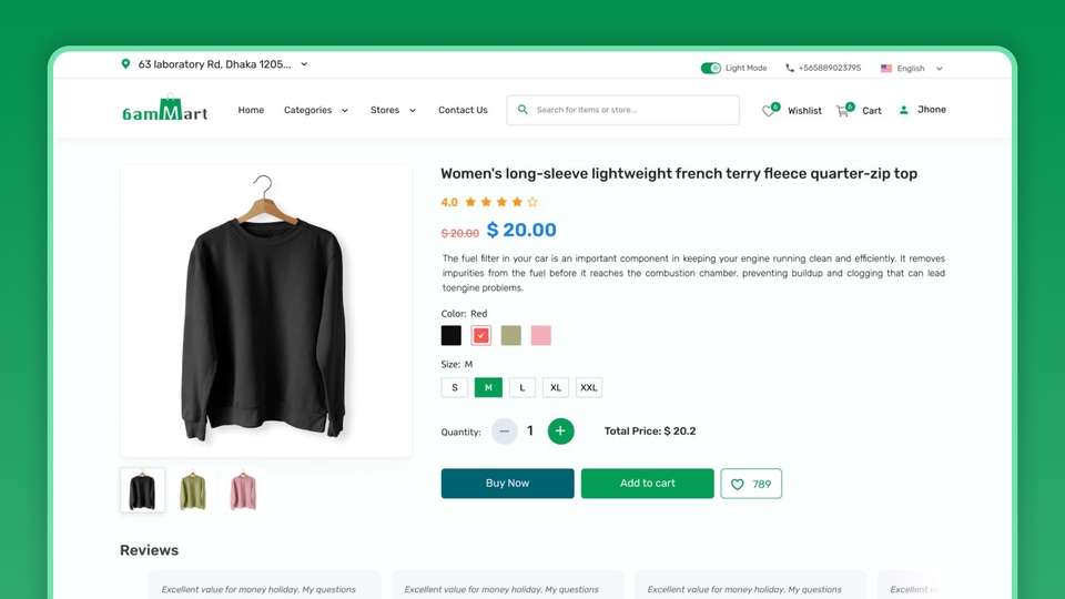Jasa Pembuatan Software dan Program Dekstop - 6amMart - React User Website