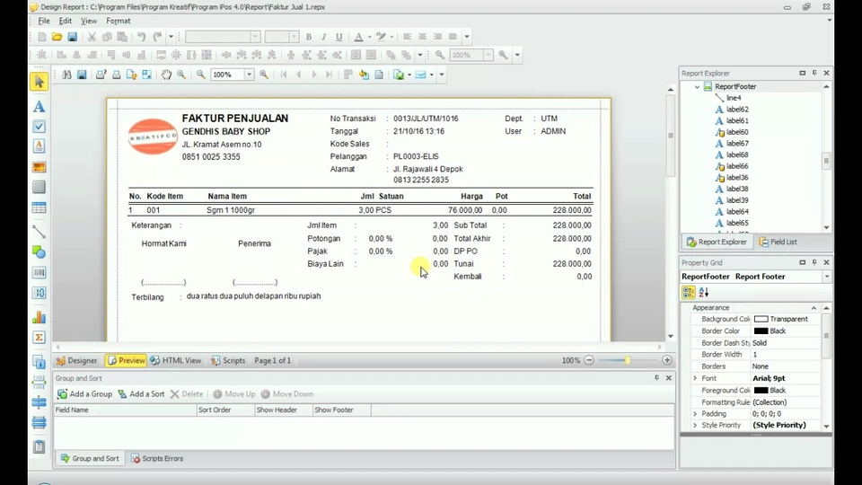 Aplikasi Desktop - Program Toko Ipos Skala Minimart - 4