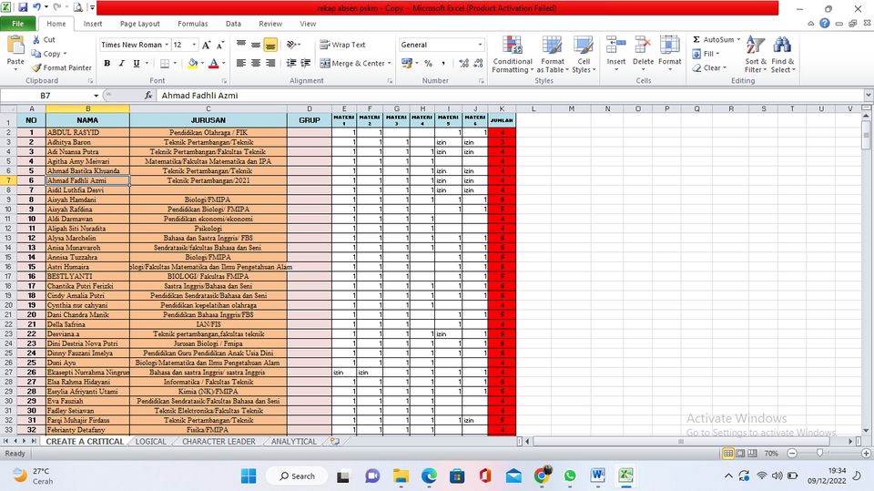 Entri Data - Ms office - 3