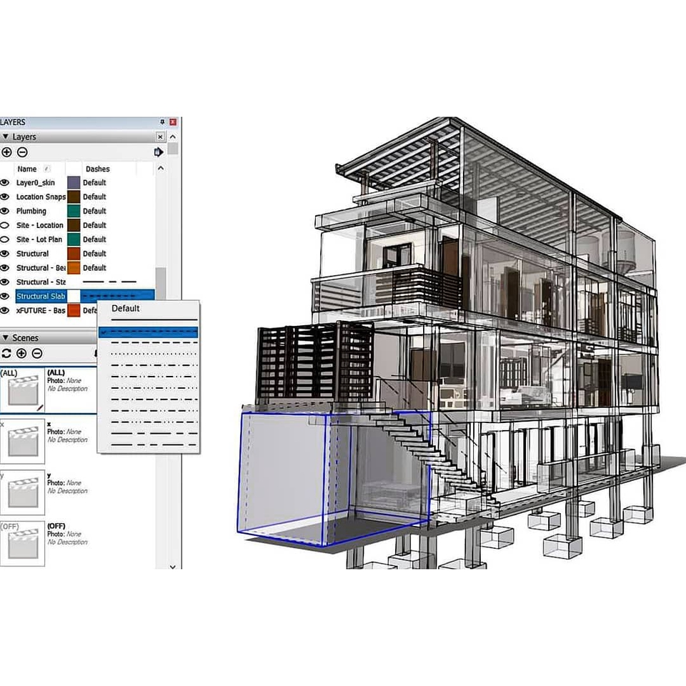 ออกแบบตกแต่งภายในและภายนอก - ออกแบบบ้านสวนเกษตร // ทำแบบก่อสร้าง BIM , As-built , BOQ - 4